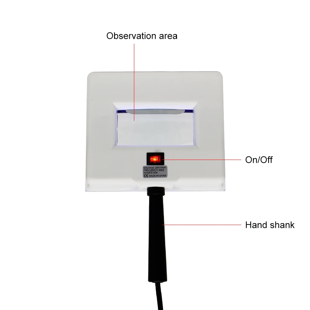 Rectangular electronic device with labeled components on a white background
