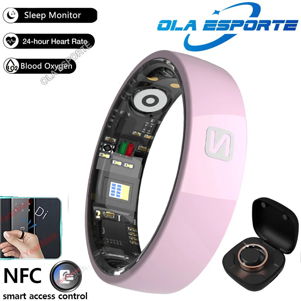 Smartwatch with Ola Esporte branding on a white background
