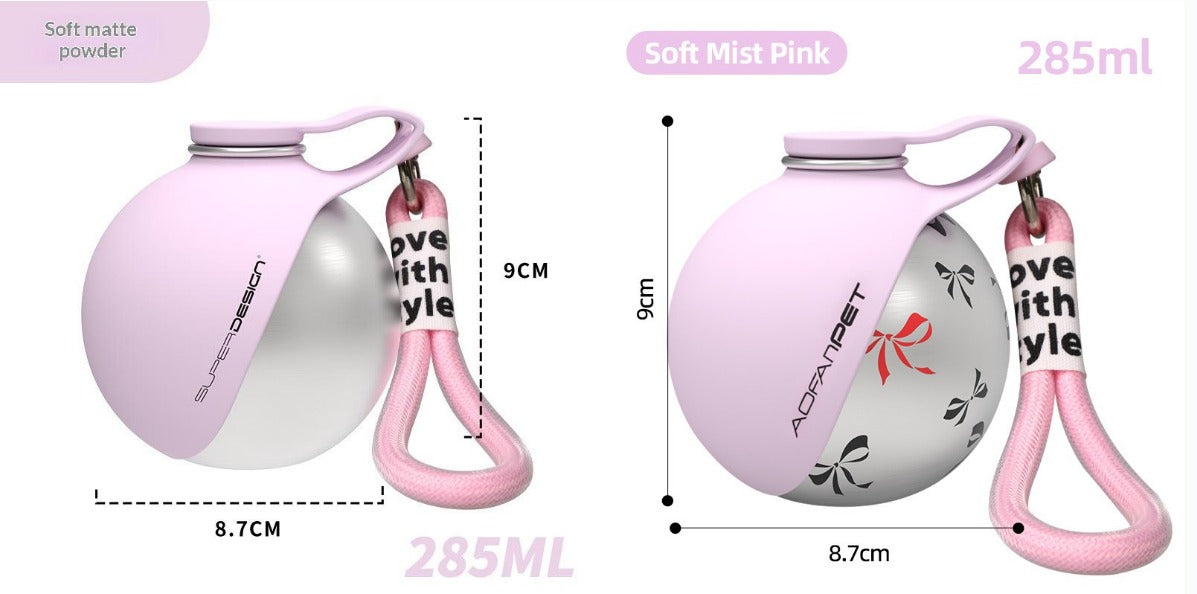 Portable Stainless Steel Pet Water Bottle