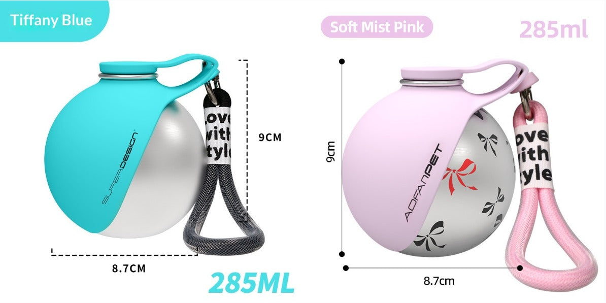 Portable Stainless Steel Pet Water Bottle