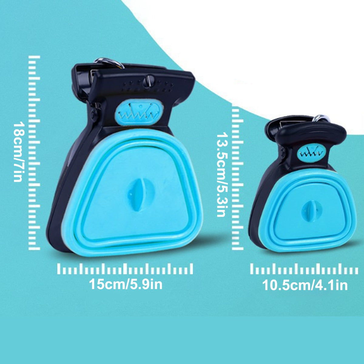 Portable Dog Pooper Scooper with Waste Bag Holder